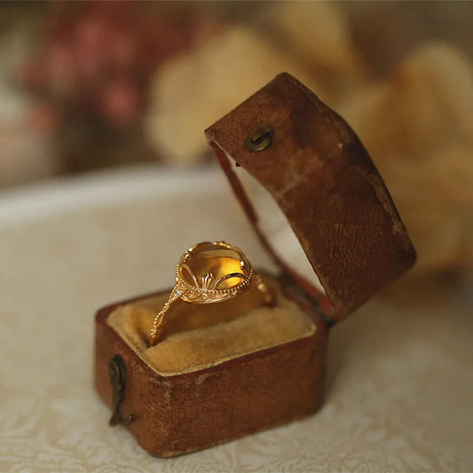 Citrine Sterling Silver Ring