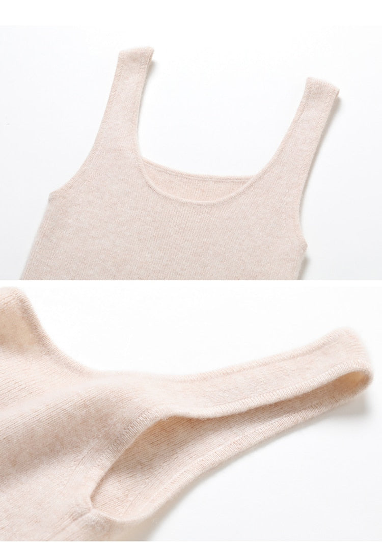 Cashmere Knitted Tank