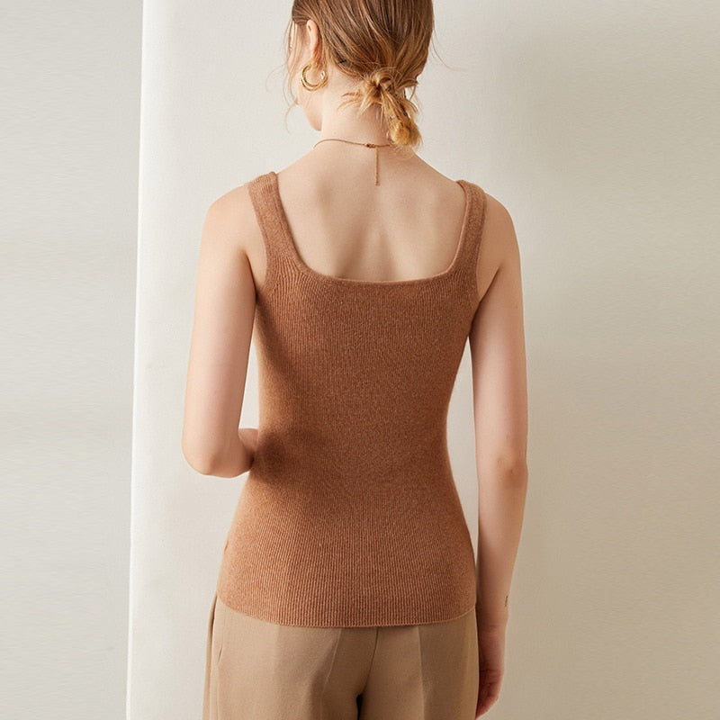 Cashmere Knitted Tank