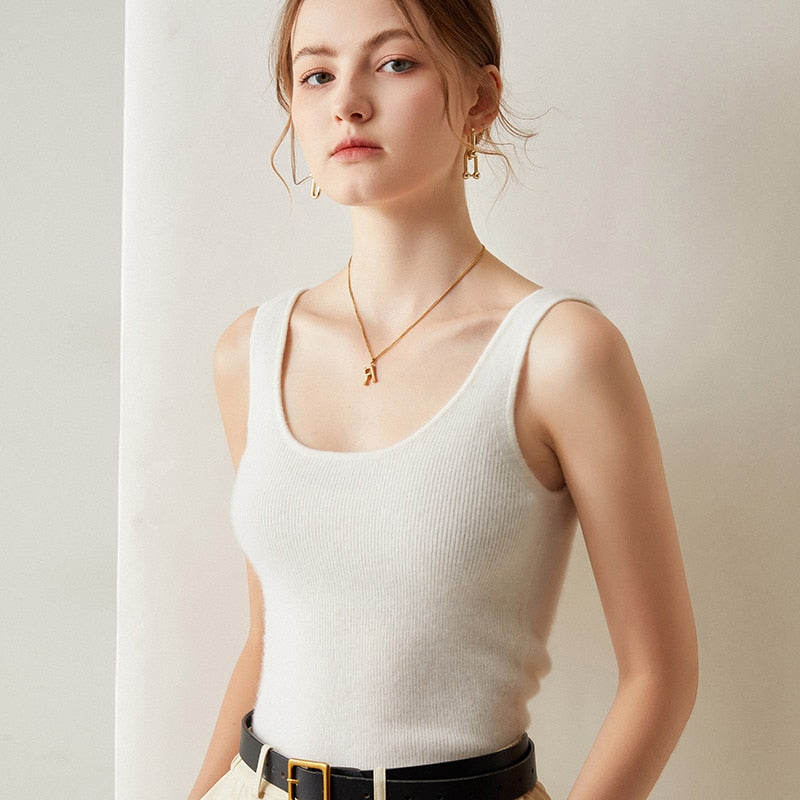 Cashmere Knitted Tank