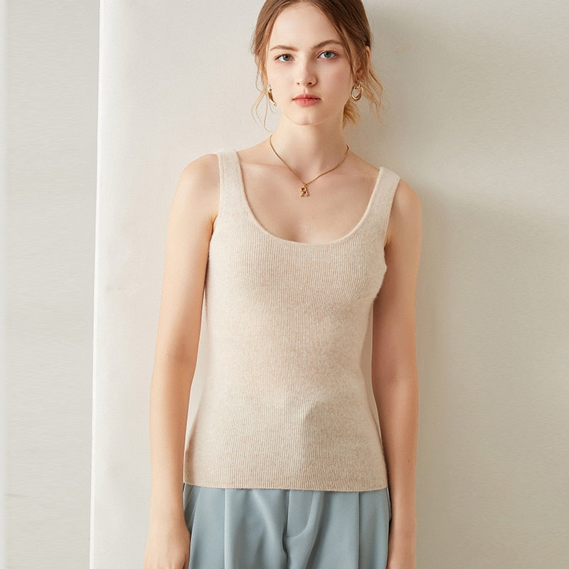 Cashmere Knitted Tank