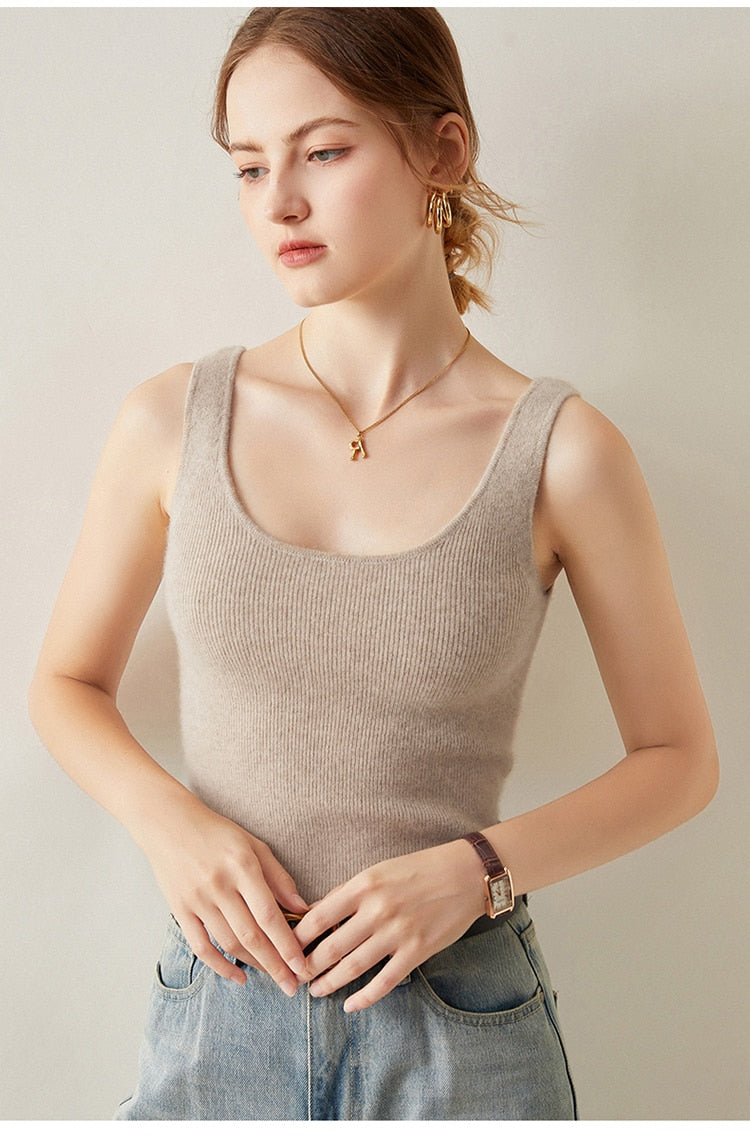 Cashmere Knitted Tank