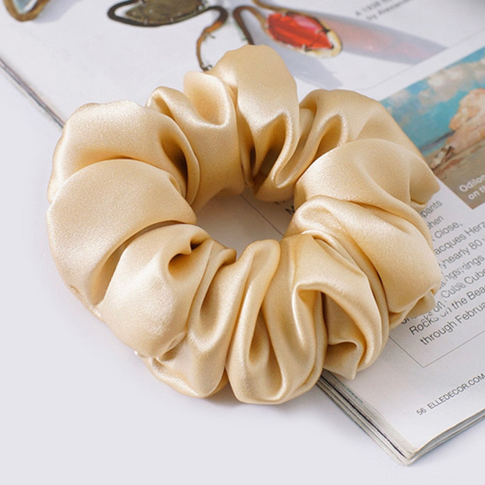 Large Silk Scrunchie